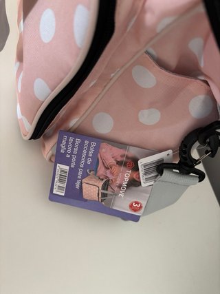 Bolso de costura con lunares