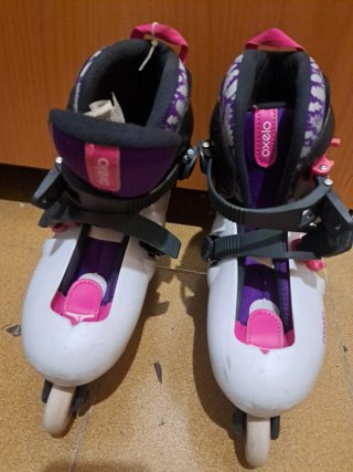Patines Oxelo Niña Talla Ajustable 34 a 36