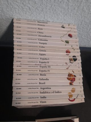 Libros de cocina colección Cocina país por pais
