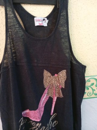 Camiseta Dolores Promesas Negra Talla l