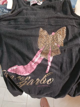 Camiseta Dolores Promesas Negra Talla l