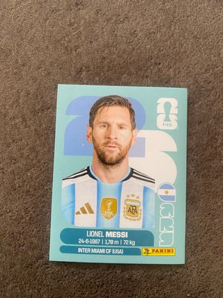 Cromo Lionel Messi Inter Miami CF Mundial 2026