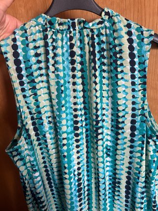 Vestido midi estampado sin mangas Talla S/M