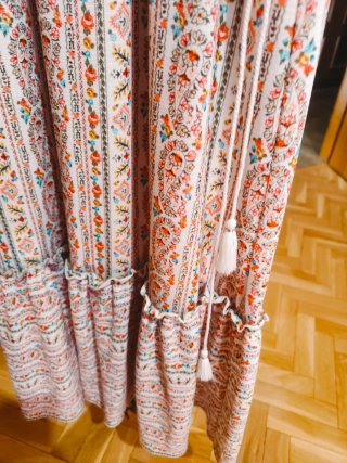 Vestido largo Springfield estampado