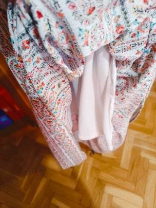 Vestido largo Springfield estampado