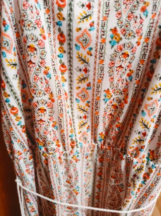Vestido largo Springfield estampado