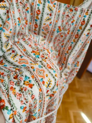Vestido largo Springfield estampado