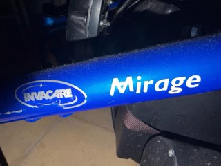 Silla de ruedas eléctrica Invacare Mirage