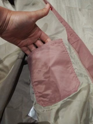 Cazadora bomber rosa XL