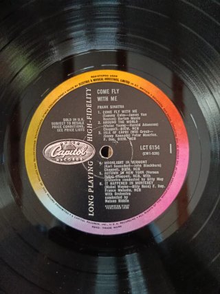 Frank Sinatra Come Fly With Me LP Mono UK