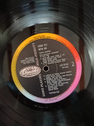 Frank Sinatra Come Fly With Me LP Mono UK