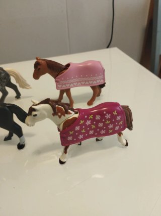Playmobil Caballos con Accesorios