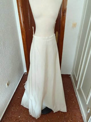 Conjunto Novia Vintage Satén Dos Piezas