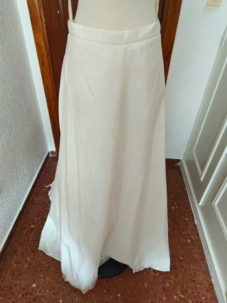 Conjunto Novia Vintage Satén Dos Piezas