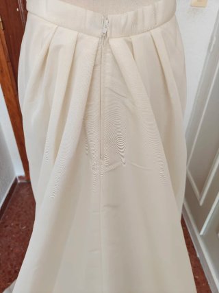 Conjunto Novia Vintage Satén Dos Piezas