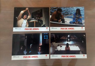 Cartel cine Pan de Ángel + 4 Fotocrómos