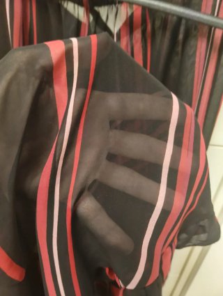 Cjto. pijama top y pantalón NUEVO semitransparente