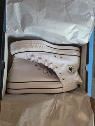 Converse Chuck Taylor Plataforma Plata