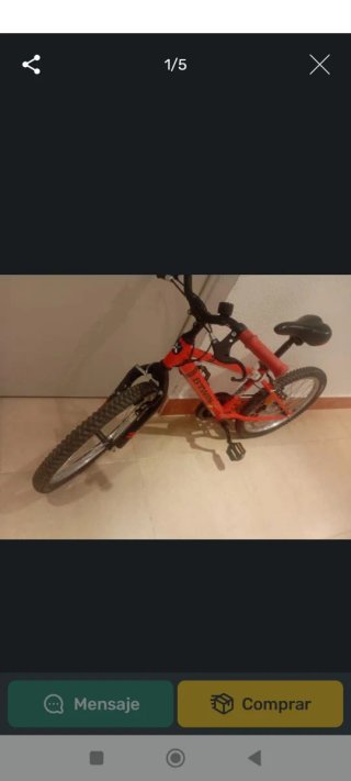 Bicicleta BMX Roja
