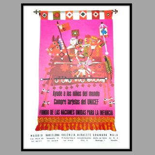 Publicidad vintage UNICEF - 1968 original