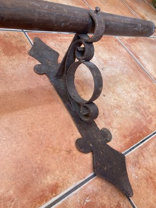 Apliques forja antiguos y cortineros