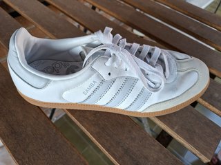 Adidas Samba Blancas/Azules Talla 40 2/3