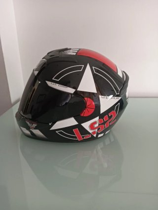 Casco Moto LS2 Talla XS Negro