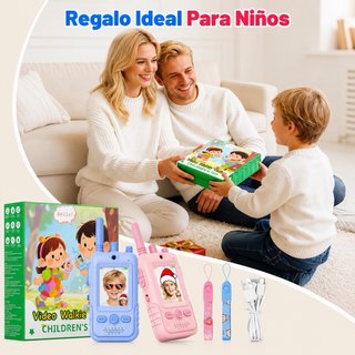 2 Walkie Talkie Infantil con Cámara