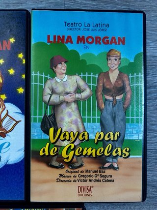 Lote 5 Cintas VHS Lina Morgan - Teatro La Latina