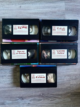 Lote 5 Cintas VHS Lina Morgan - Teatro La Latina