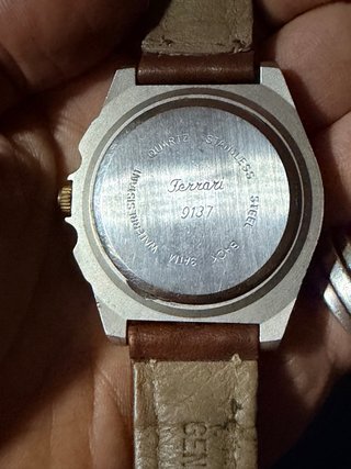 Orologio Ferrari Tachy-meter al Quarzo Marrone