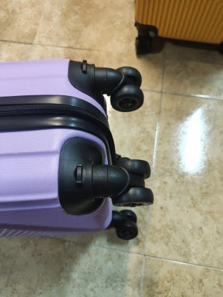Maletas nuevas 10kg morado y amarillo