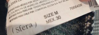 Camisa cuadros manga larga mujer