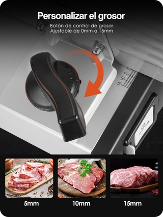 YASHE Cortadora Fiambre y Pan.  250W