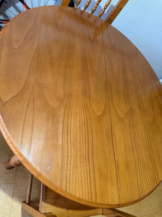 Mesa y 4 sillas comedor madera