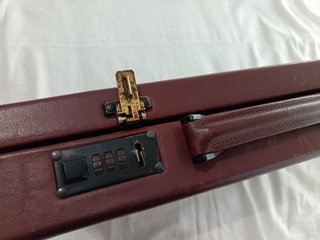 Maletín Attache Rígido Piel Vintage