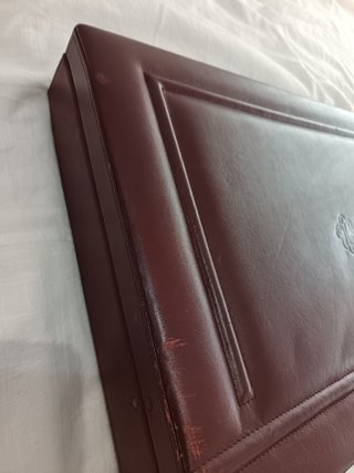 Maletín Attache Rígido Piel Vintage