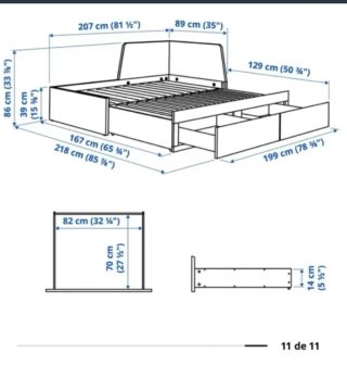 Cama nido blanca Ikea
