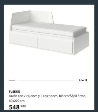 Cama nido blanca Ikea