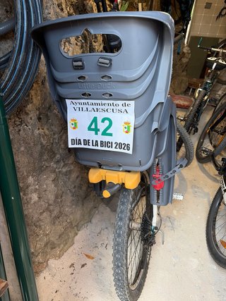 Porta niños para bicicleta