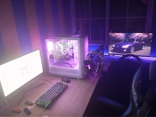 PC Gaming + 2 Monitores + Volante + Teclado