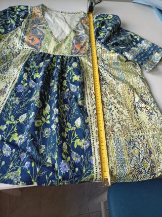 Blusa Estampada Manga Corta