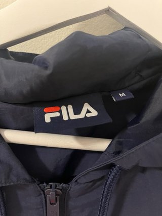 Chaqueta Fila Anorak Roja y Azul
