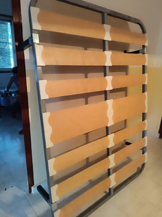 Somier 135cm Madera y Metal