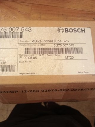 Batería Bosch 625W Horizontal