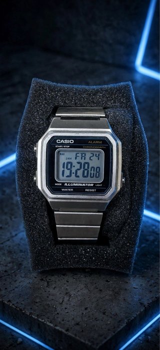 Casio Vintage A158WA Illuminator Plateado Original