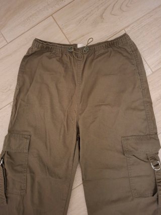 Pantaloni cargo Terranova donna verdi