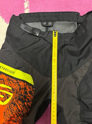 Conjunto Motocross Naranja/Negro talla juvenil XL