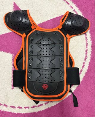 Conjunto Motocross Naranja/Negro talla juvenil XL