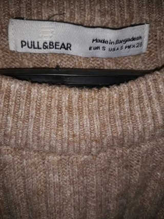 Jersey corto beige talla S